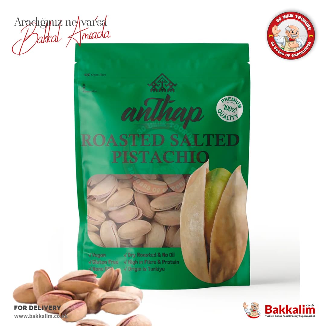 Anthap Jumbo Antep Pistachio Roasted 300g