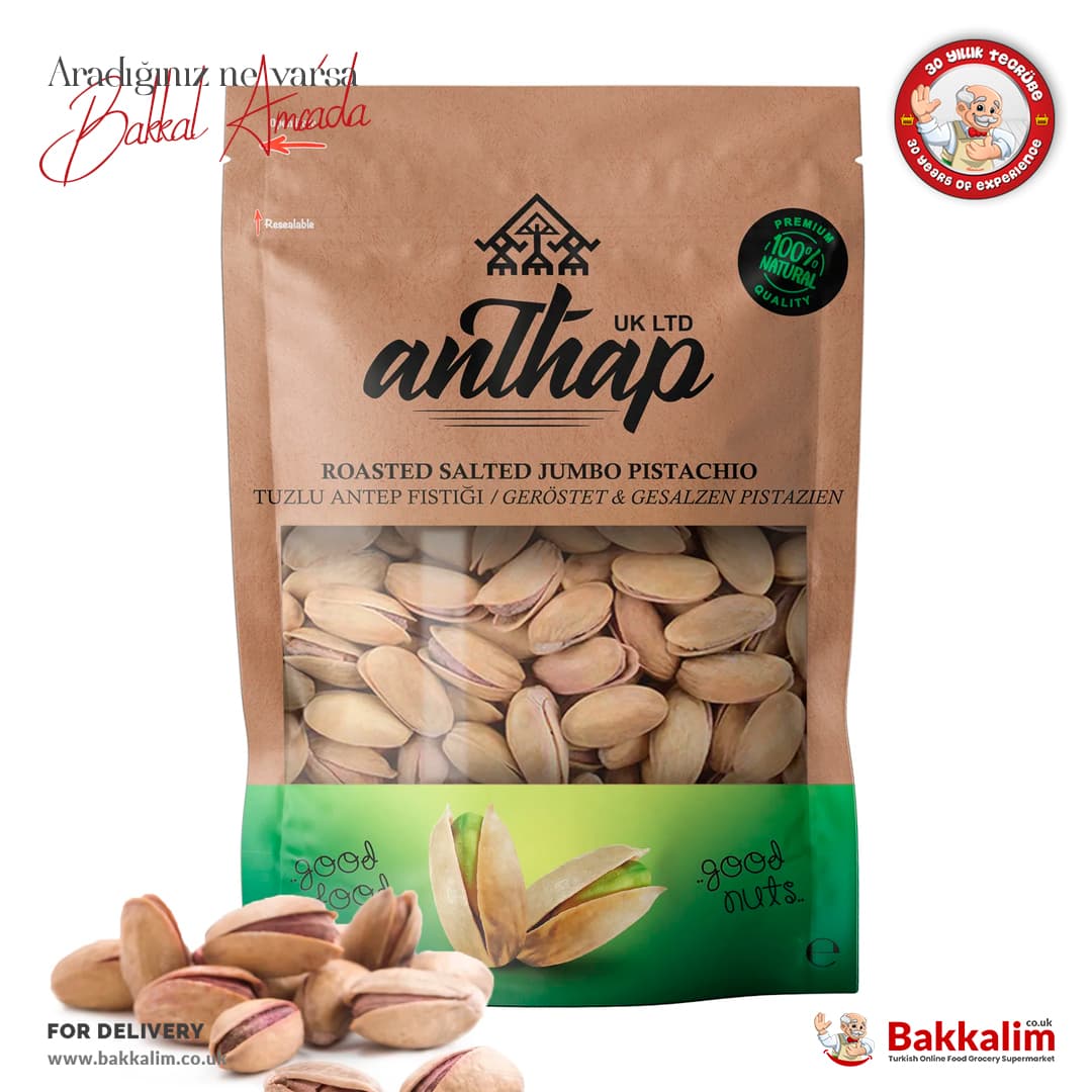 Anthap Jumbo Pistachio Roasted And Salted 150g