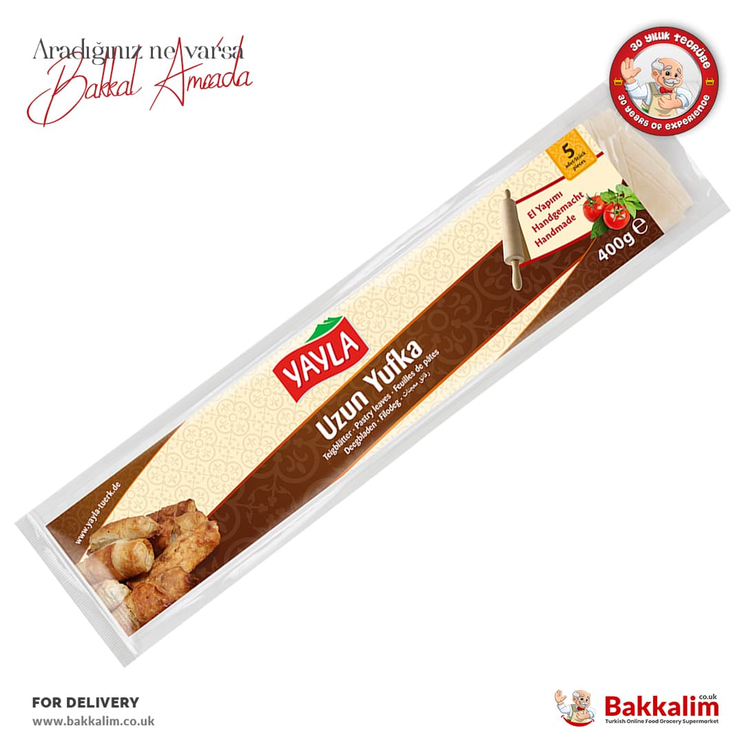 Yayla Long Filo Pastry Leaves 400g