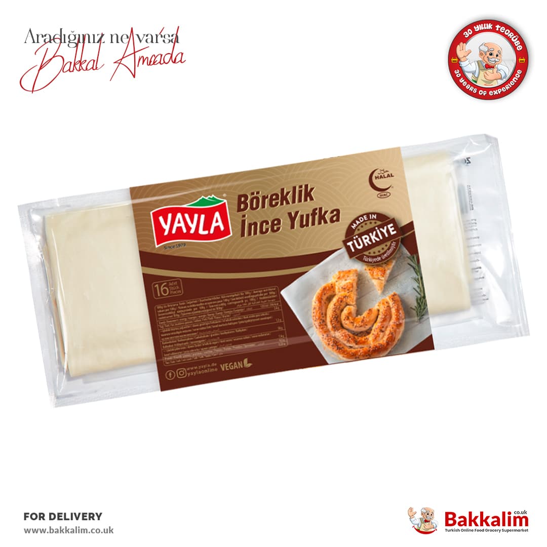 Yayla Thin Pastry Sheets for Borek 700g