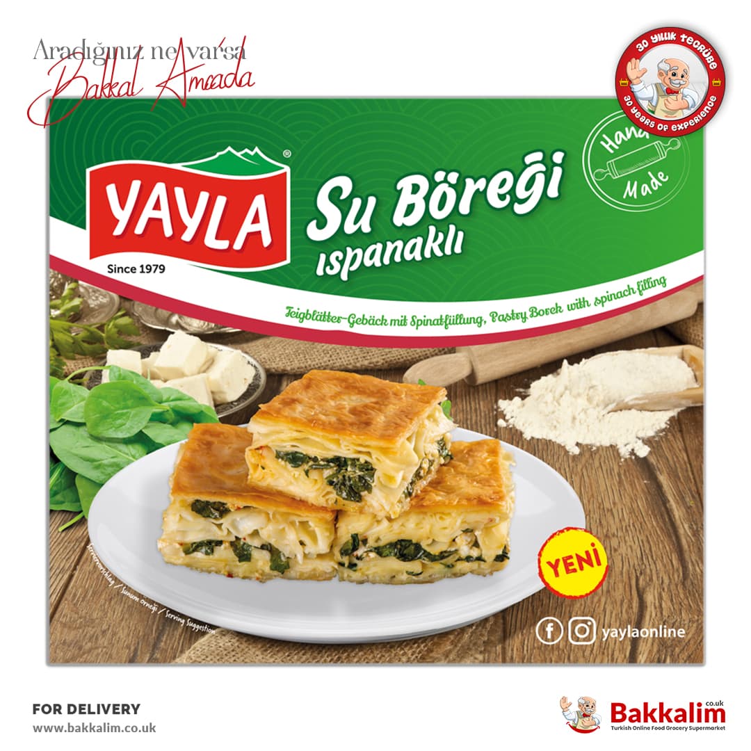 Yayla Pastry Borek With Spinach Filling 700g