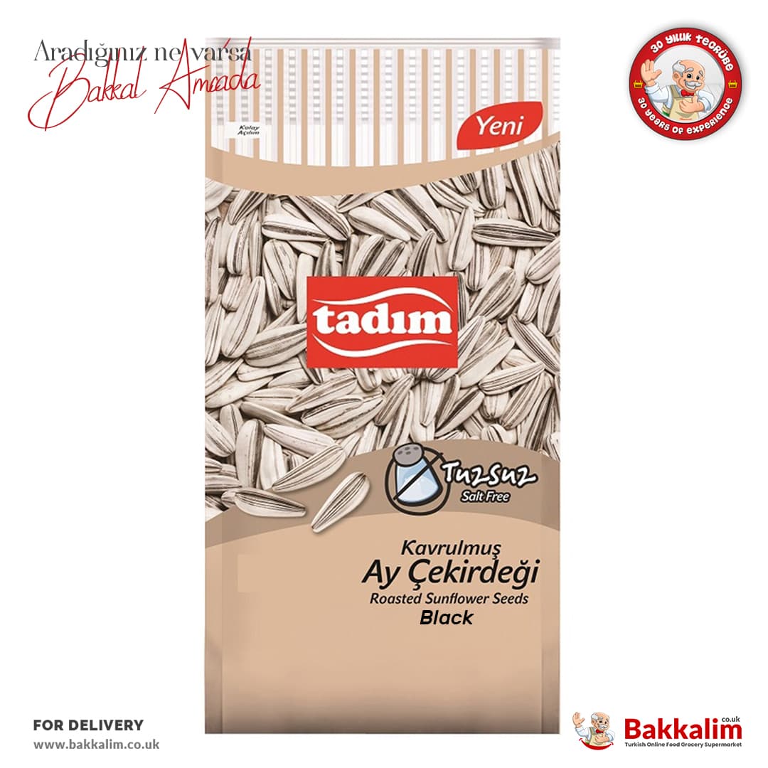 Tadim Black Sunflower Seeds Roasted and Unsalted 270g