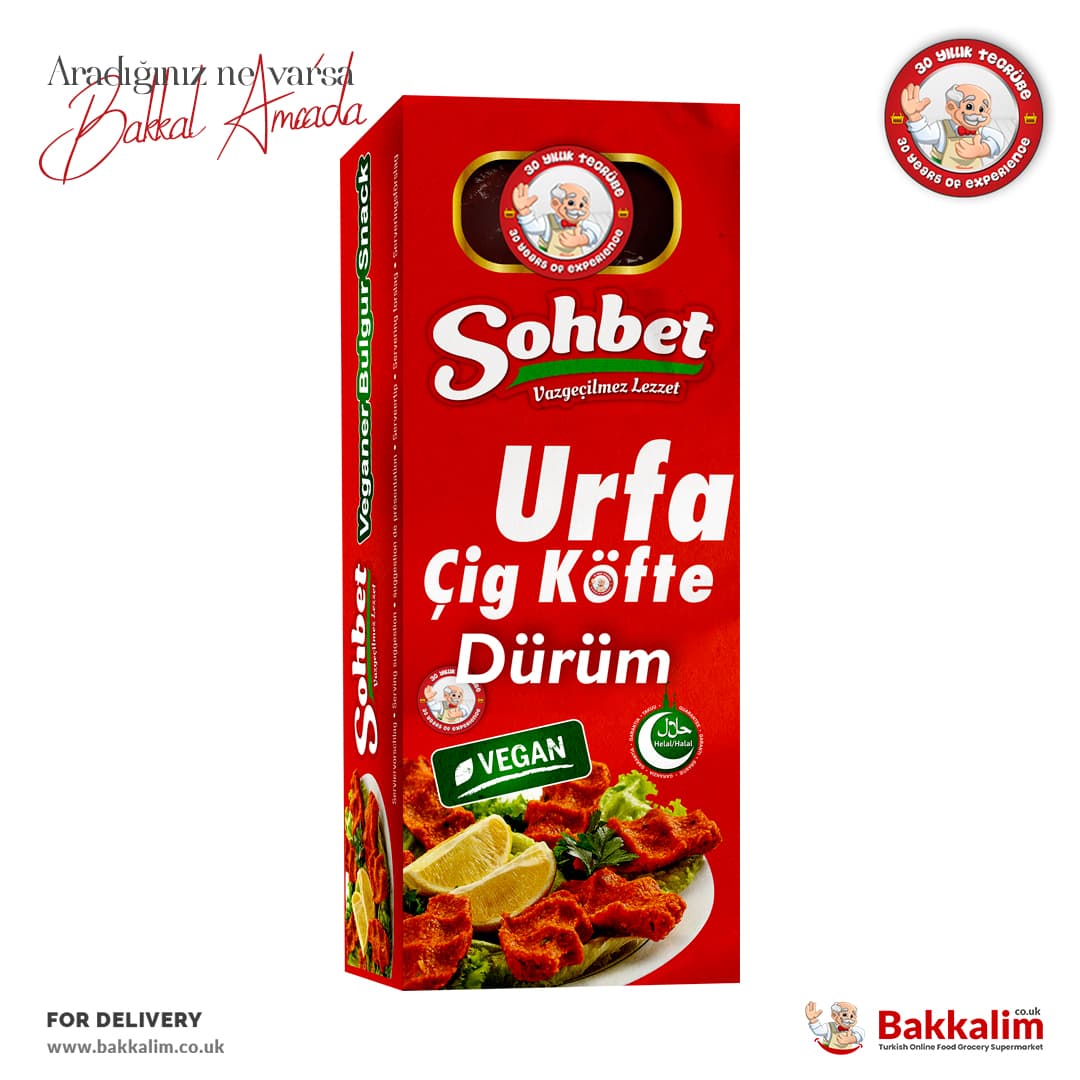 Sohbet Urfa Bulgur Snack Wrap 180g