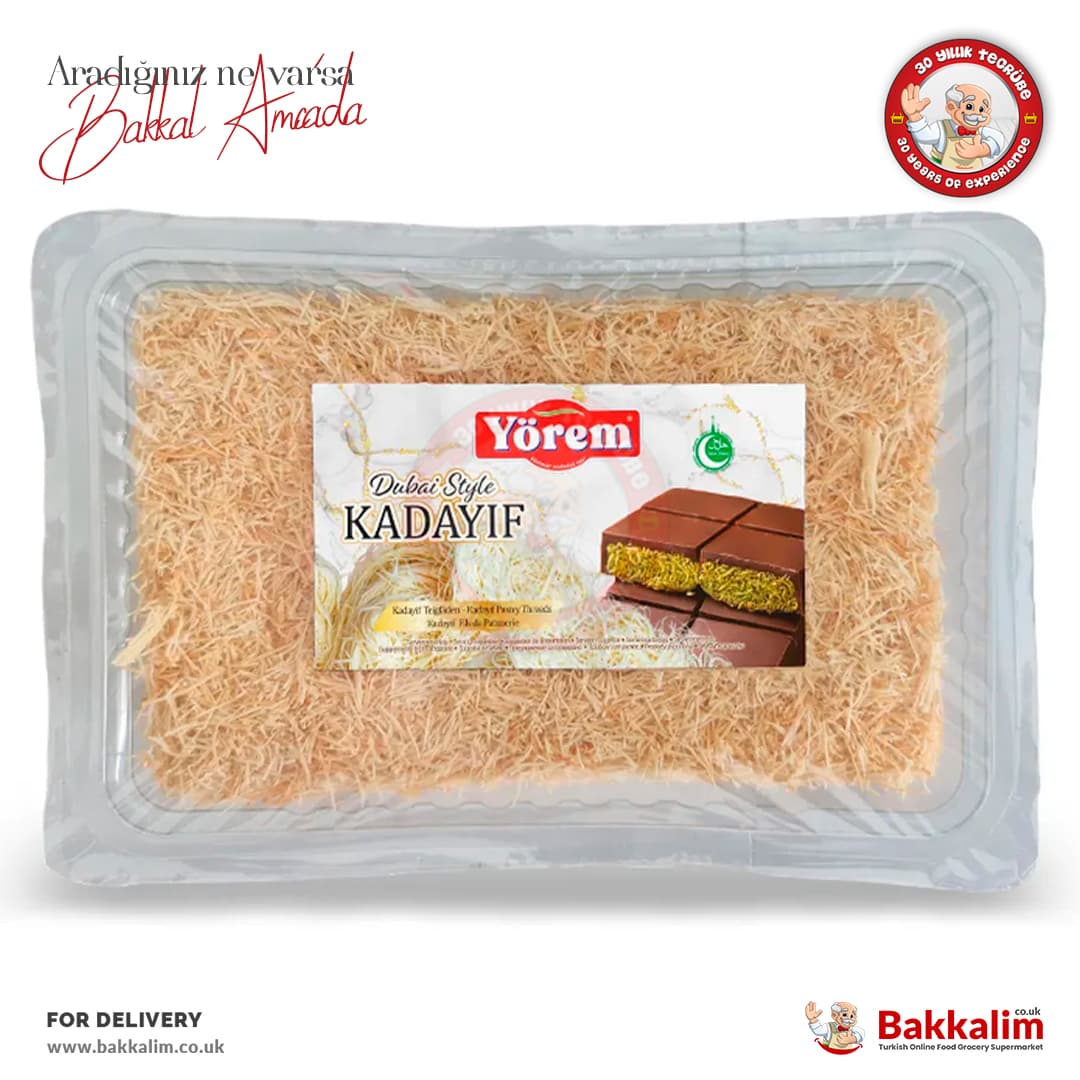 Yorem Dubai Chocolate style Roasted Pastry Threads Kadayif 200g