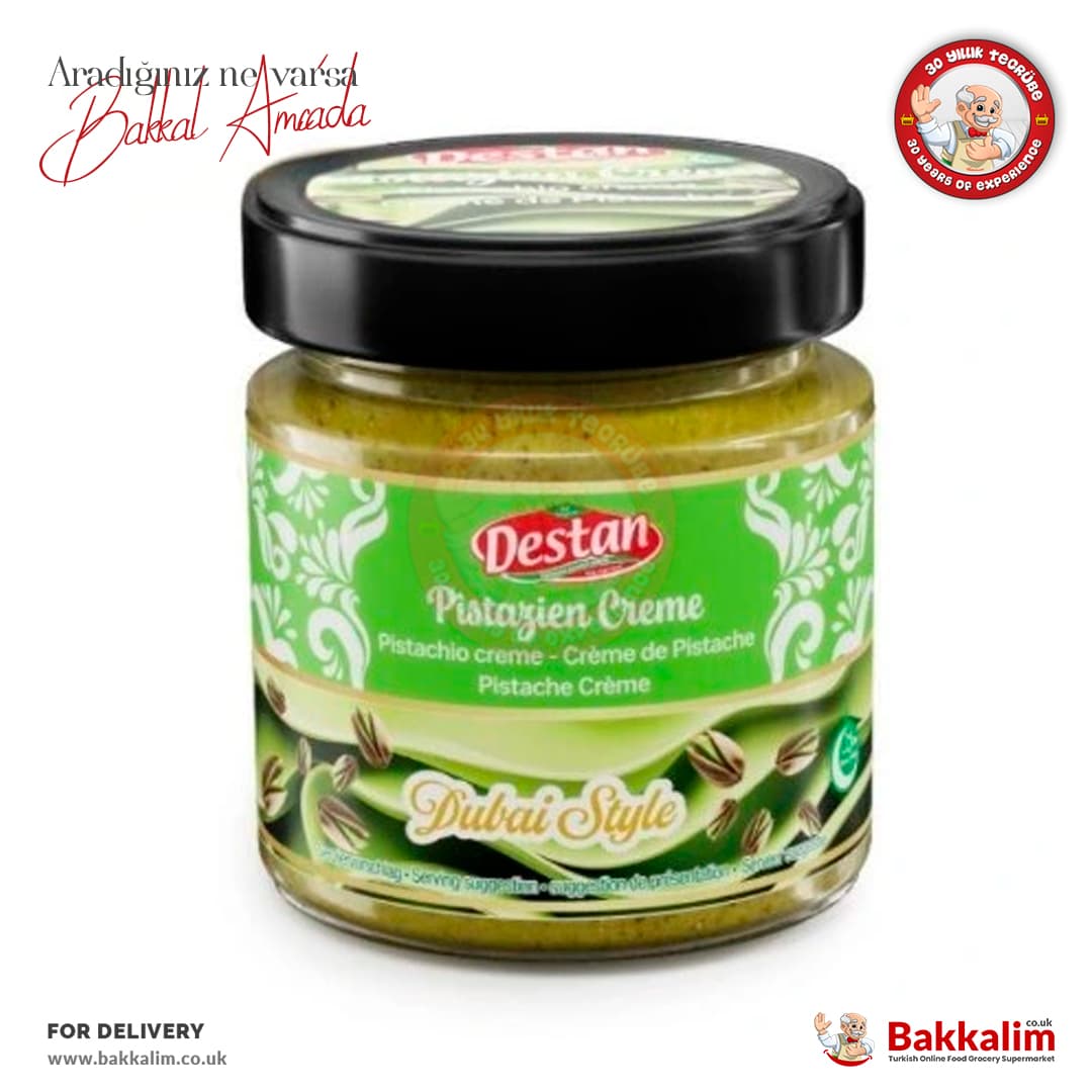 Destan Pistachio Spread Paste Creme Dubai Style 200g