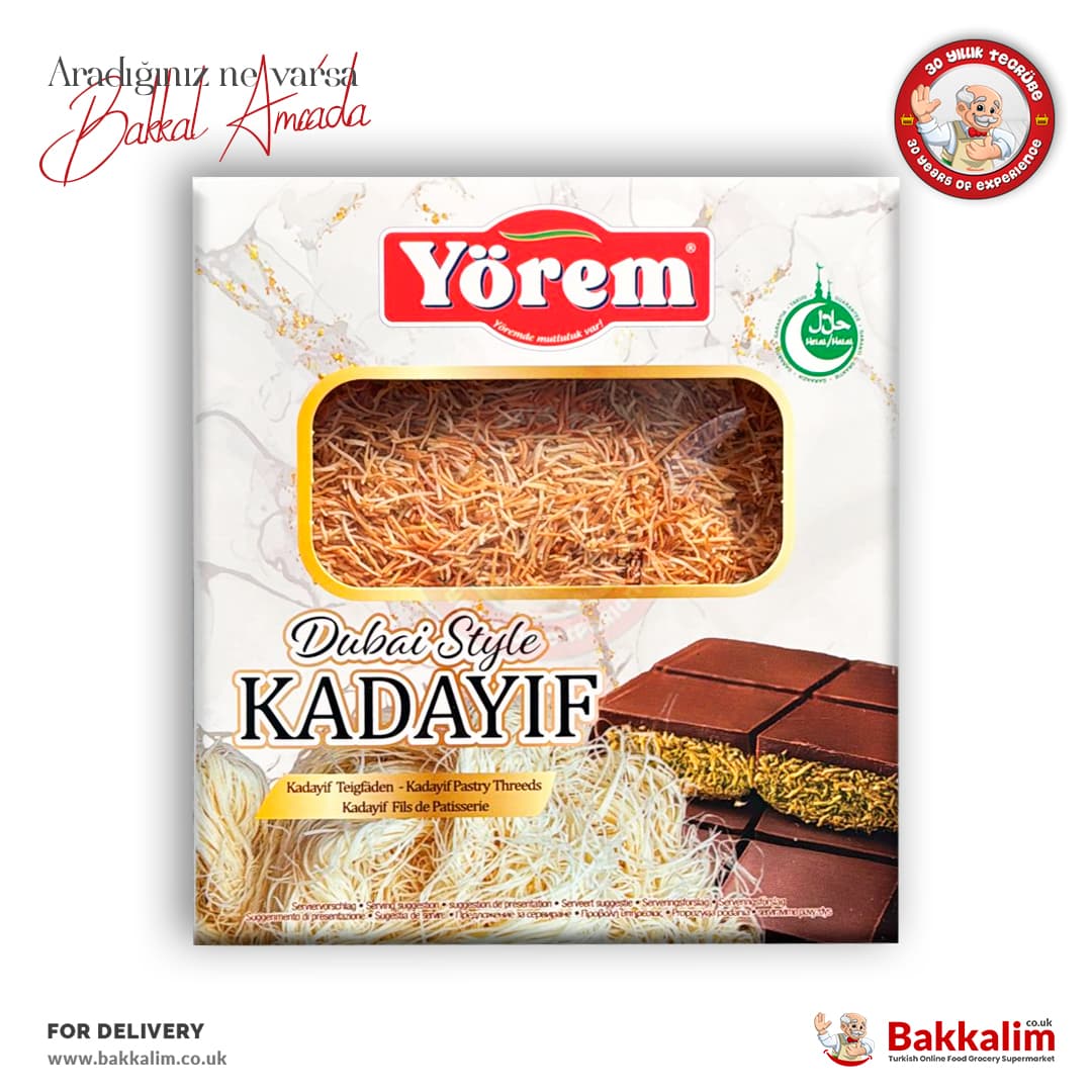 Yorem Dubai Chocolate style Roasted Pastry Threads Kadayif 500g