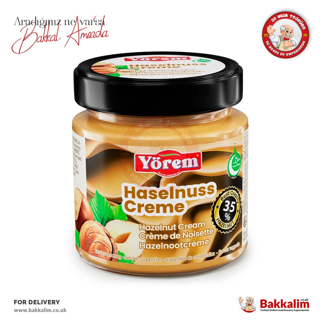 Yorem %35 Hazelnut Cream 220g