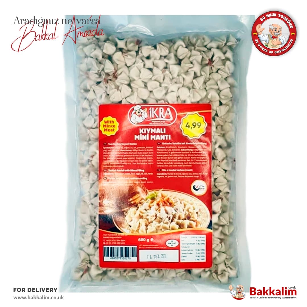 Ikra 600g Mini Turkish Ravioli with Mince Meat