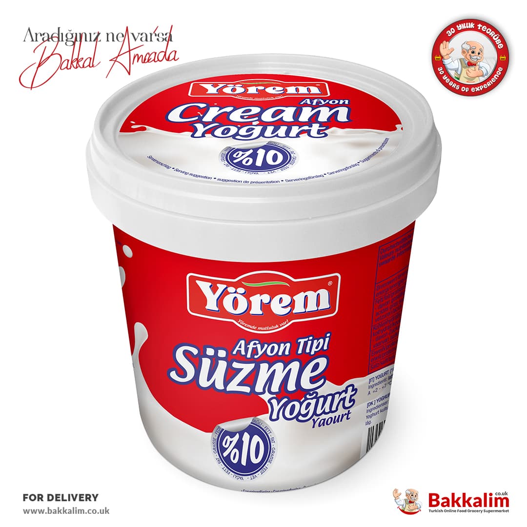 Yorem Afyon Type Cream Yoghurt 1000g