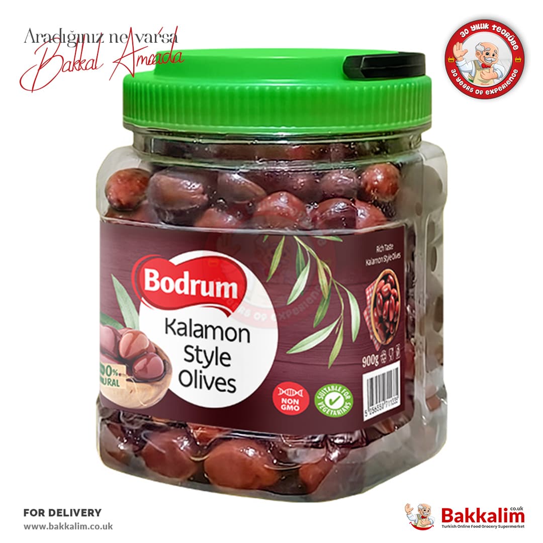 Bodrum Kalamon Style Olives 900g
