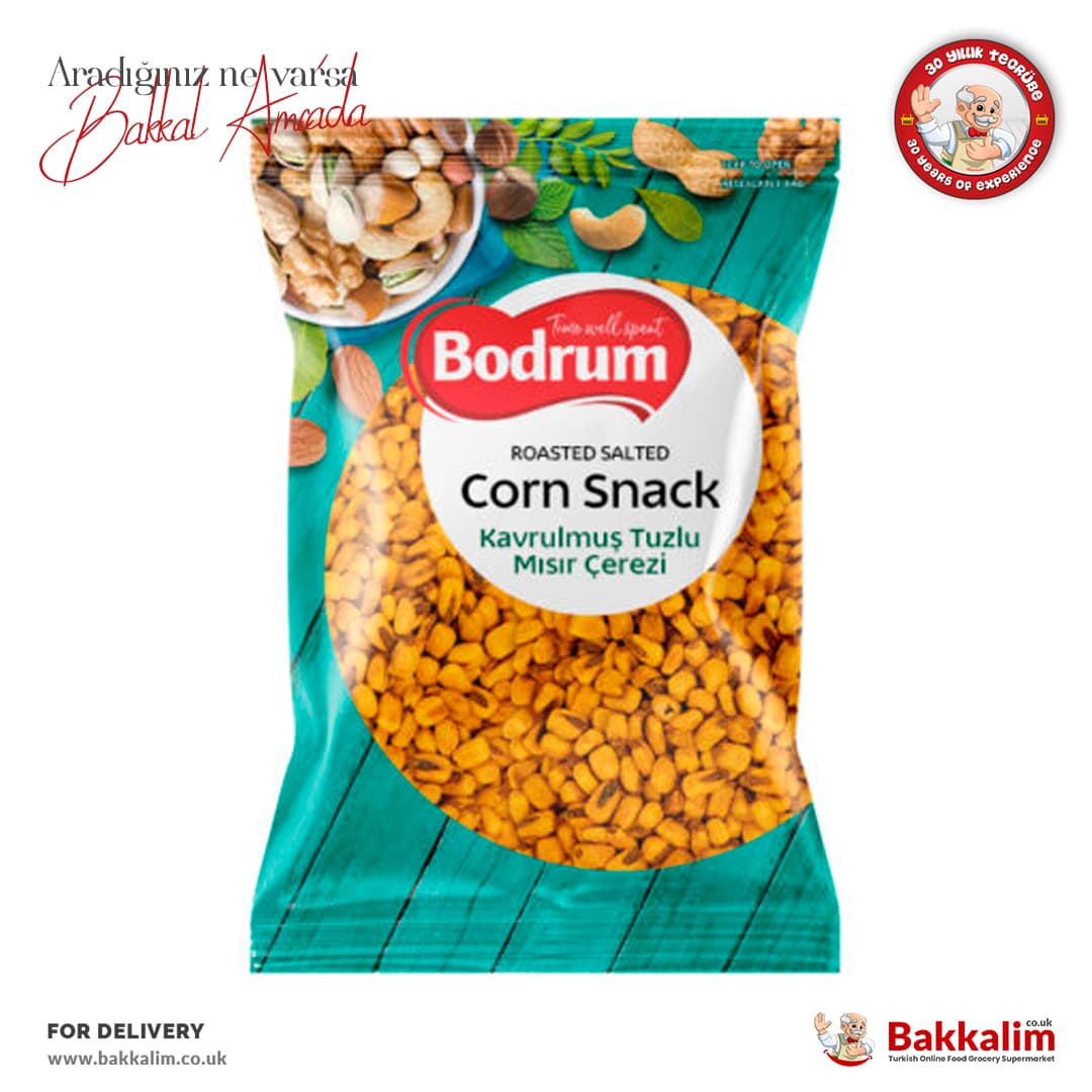 Bodrum Corn Snack Roasted Salted 600g