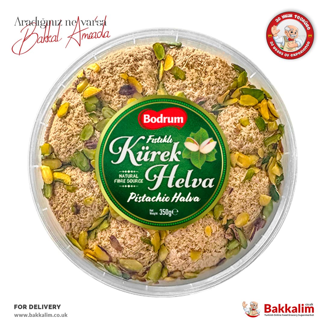 Bodrum Pistachio Kurek Halva 350g