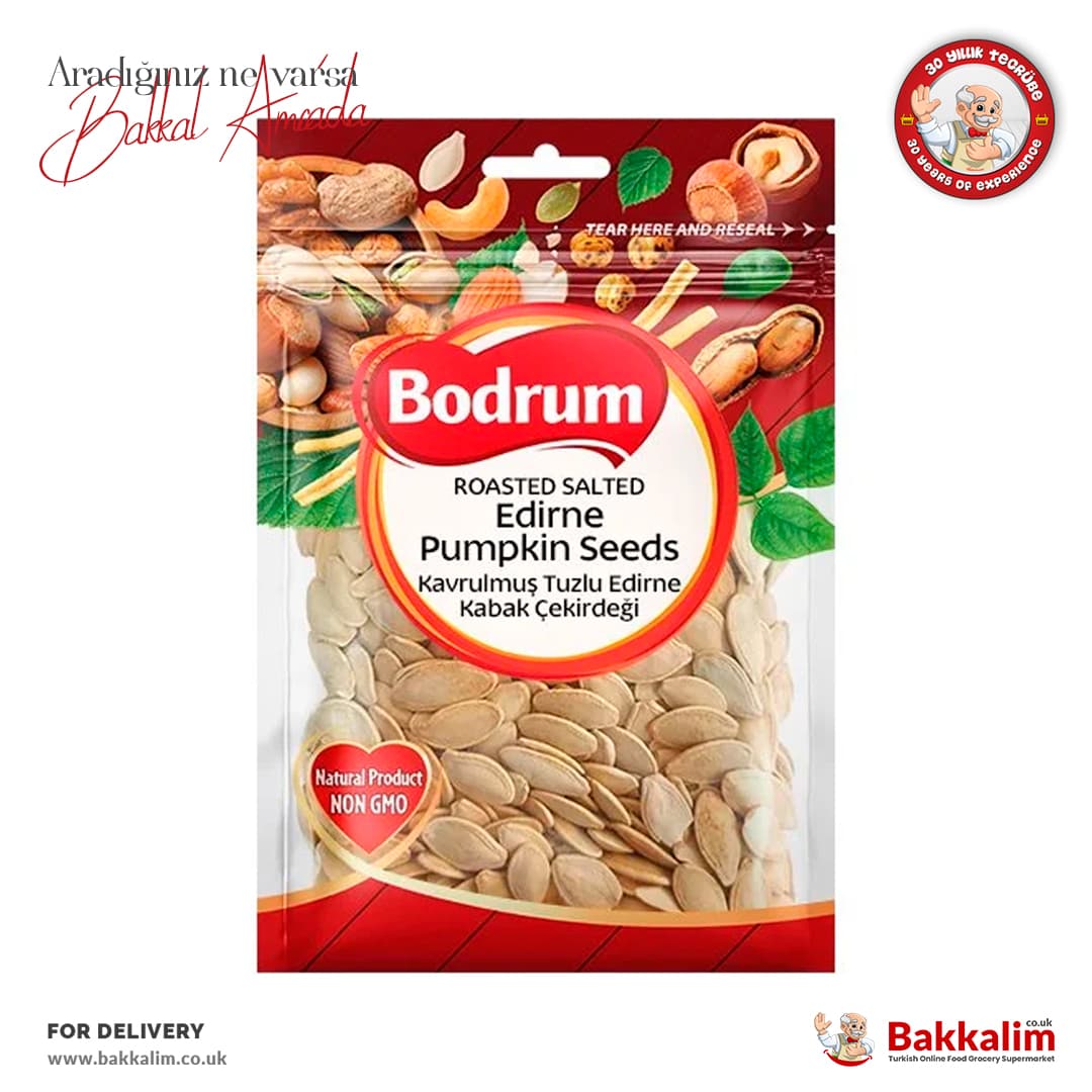 Bodrum Edirne Yellow Pumpkin Seeds Roasted Salted 150g