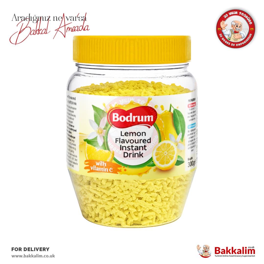 Bodrum Lemon Flavoured Instant Hot Drink 300g
