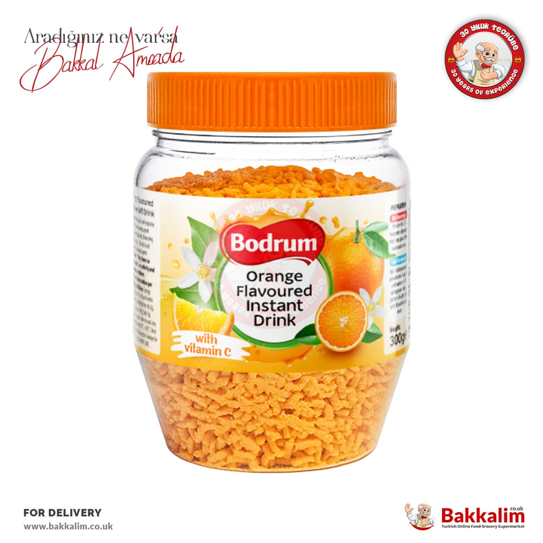 Bodrum Orange Flavoured Instant Hot Drink 300g