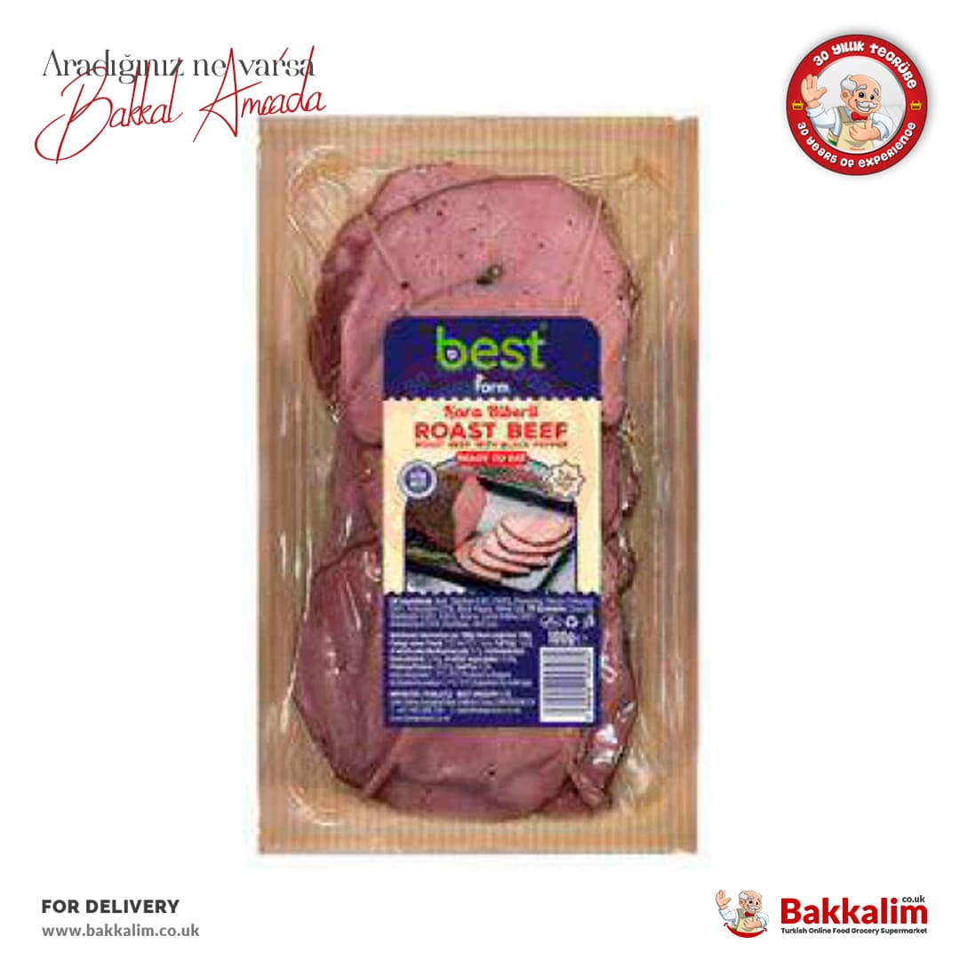 Best Farm Roast Beef With Black Pepper 100g