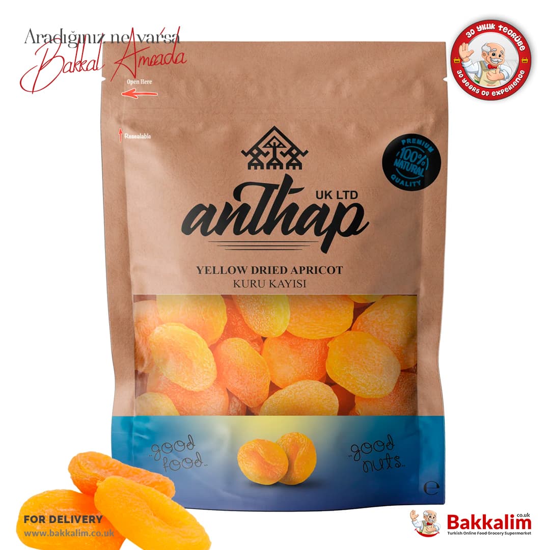 Anthap Yellow Dried Apricot Jumbo 1000gr