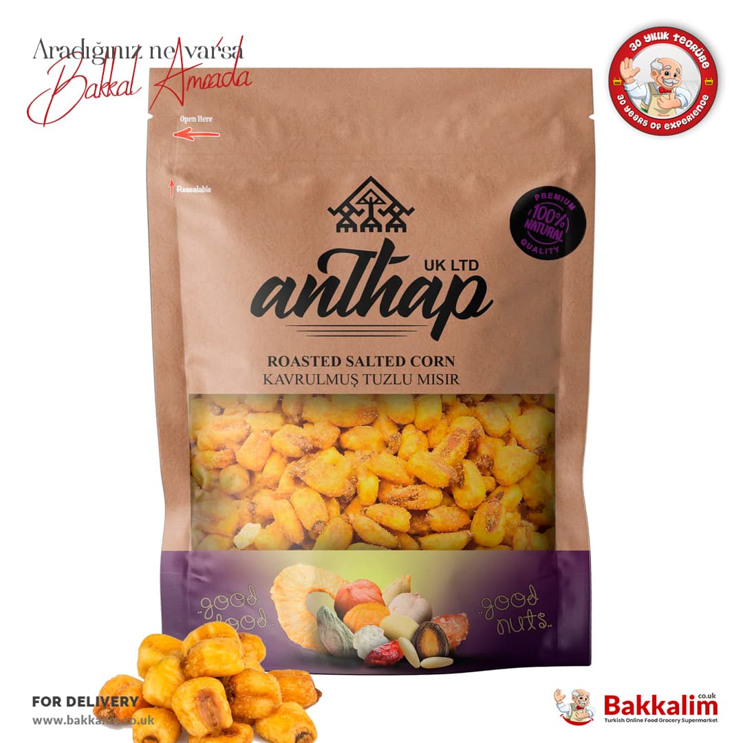 Anthap Corn Roasted And Salted 300g