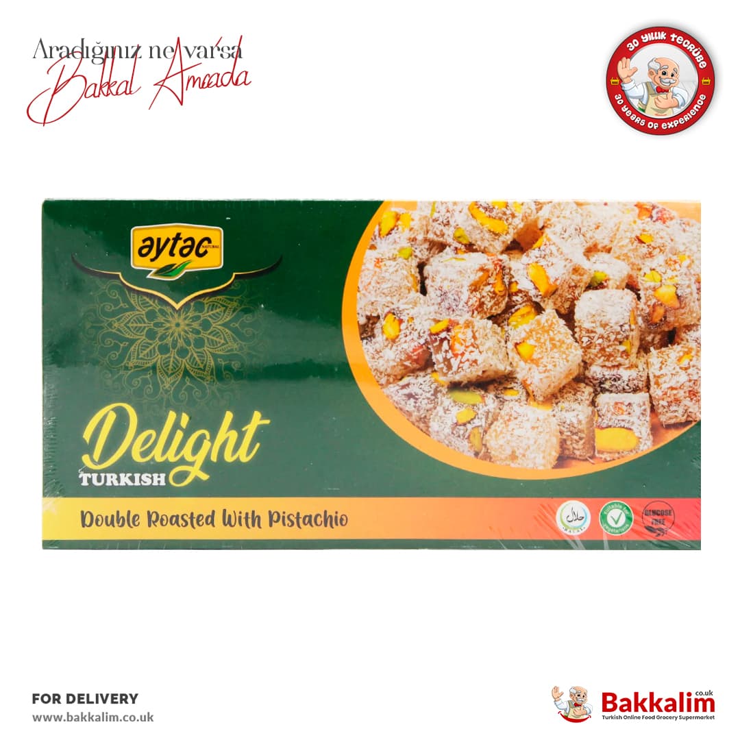 Aytac Double Roasted Pistachio With Turkish Delight 350g