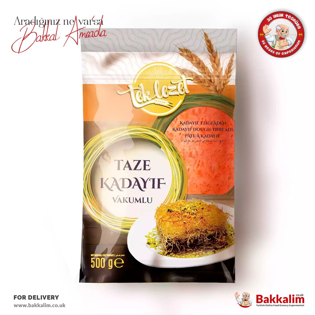Tek Lezet Orange Color Fresh Kadayif 500g