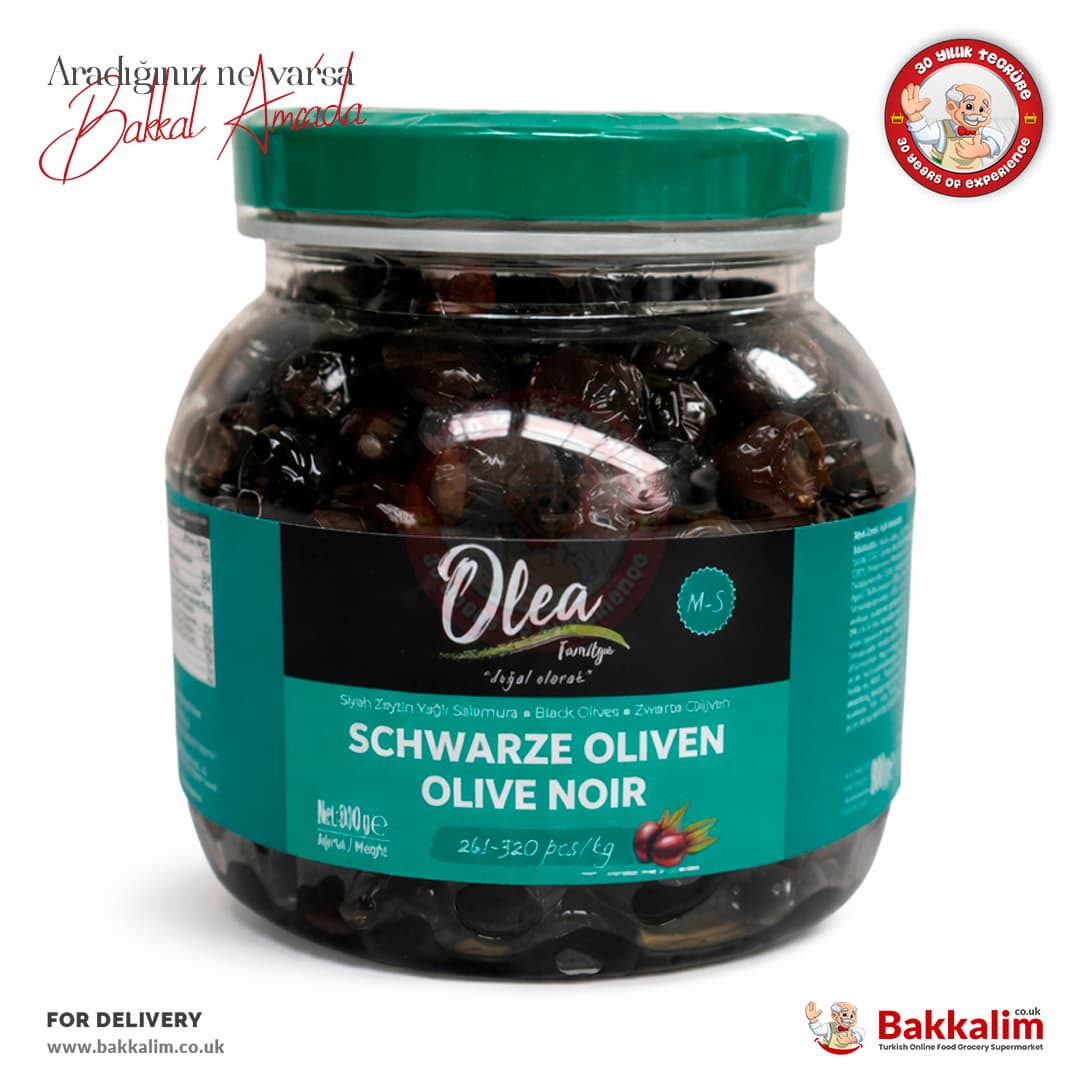 Olea M - S Oily Black Olives N800g