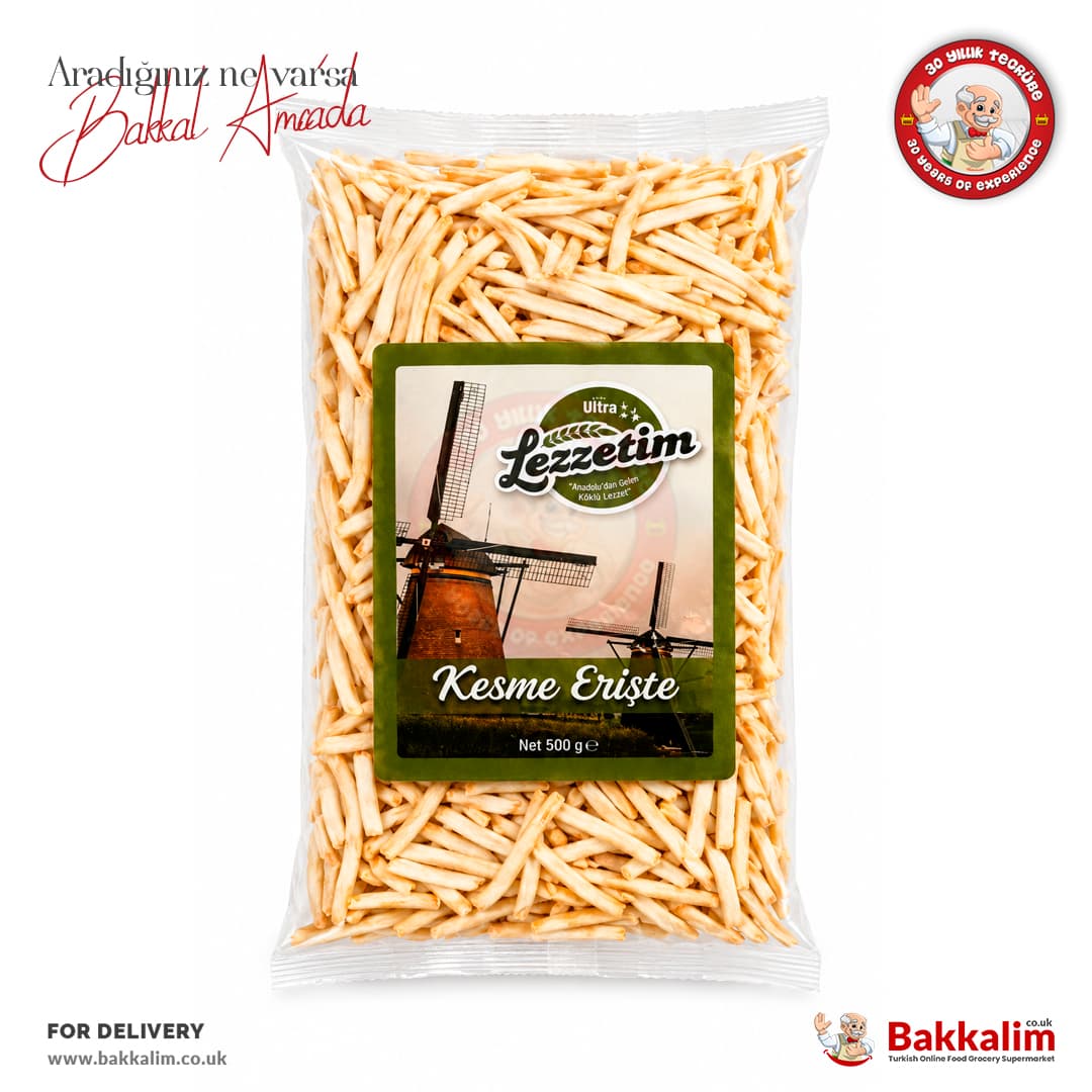 Lezzetim Cut Eriste Noodles 500g