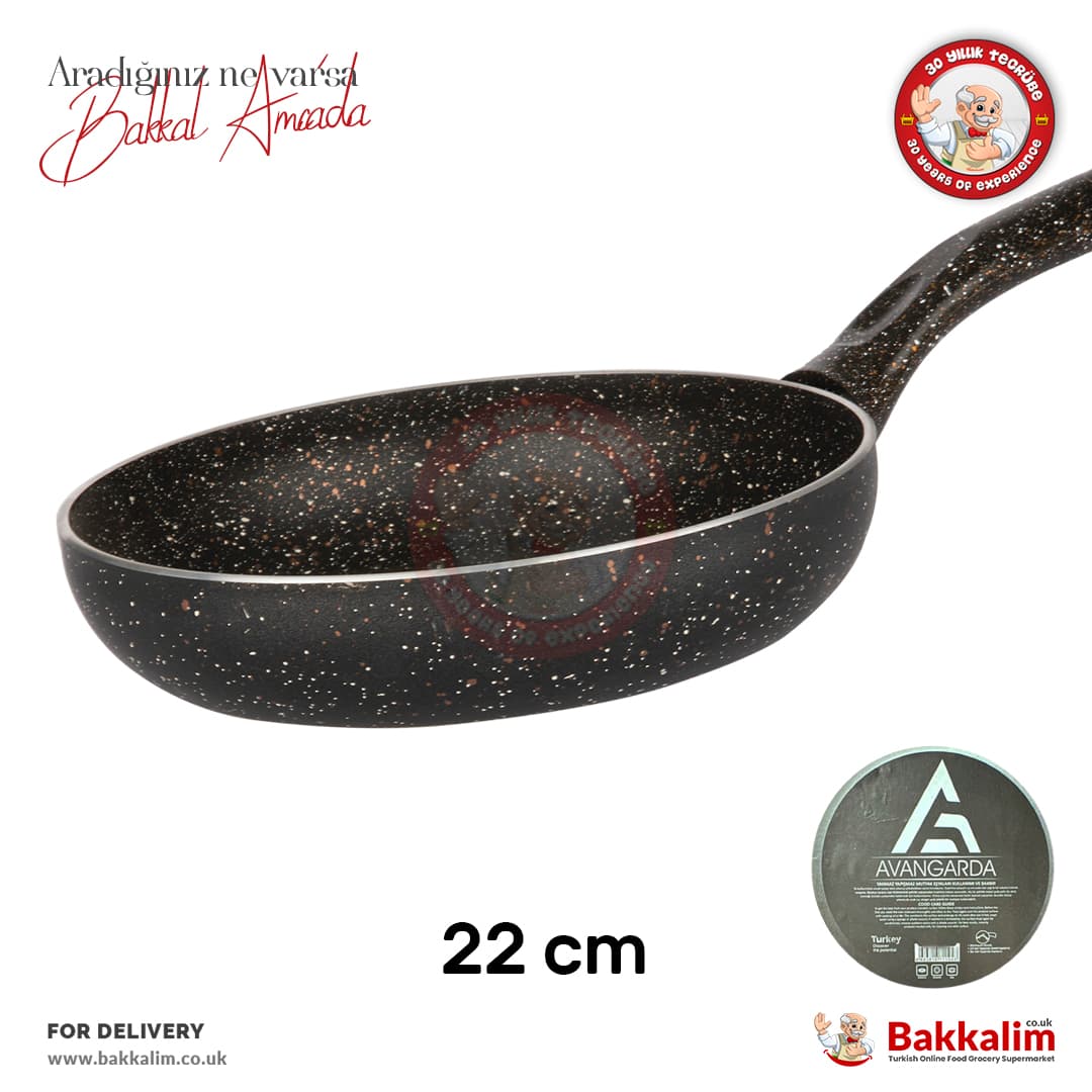Avangarda 22 cm Frying Pan Non Stick Aluminium - Granite