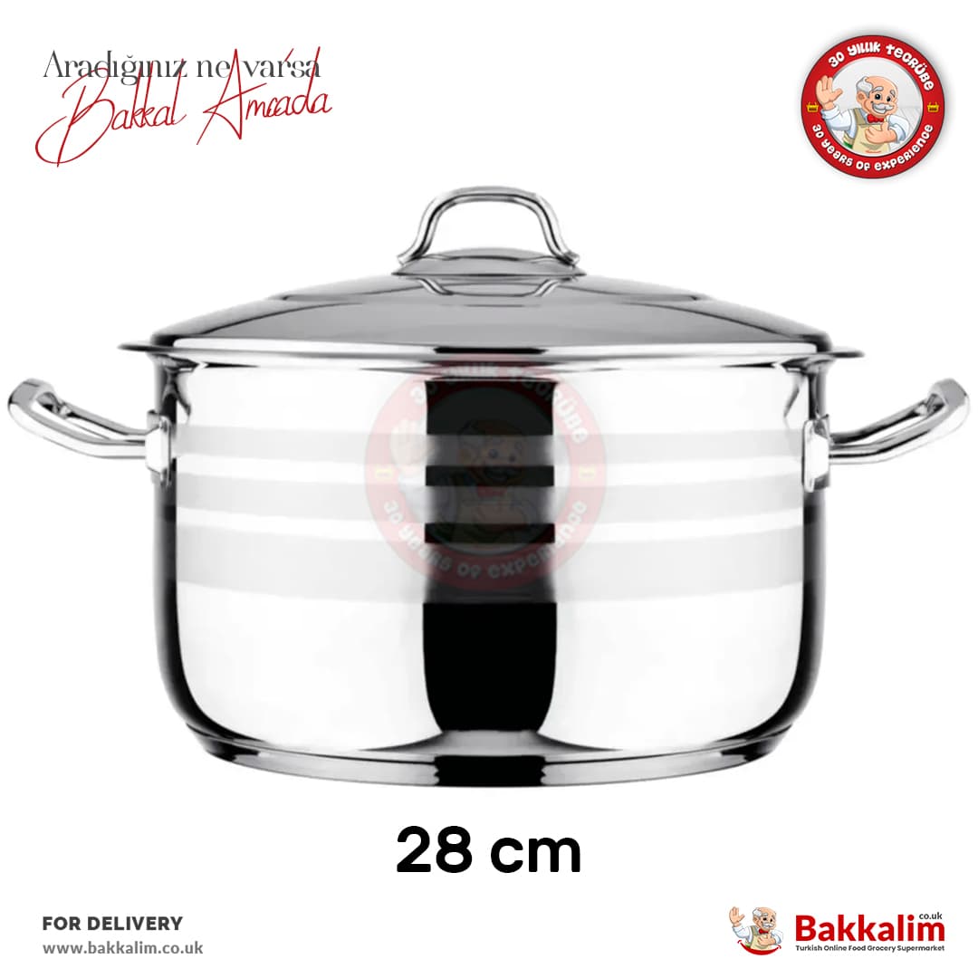 Vossa Mutfak 28 cm Deep Cooking Pot