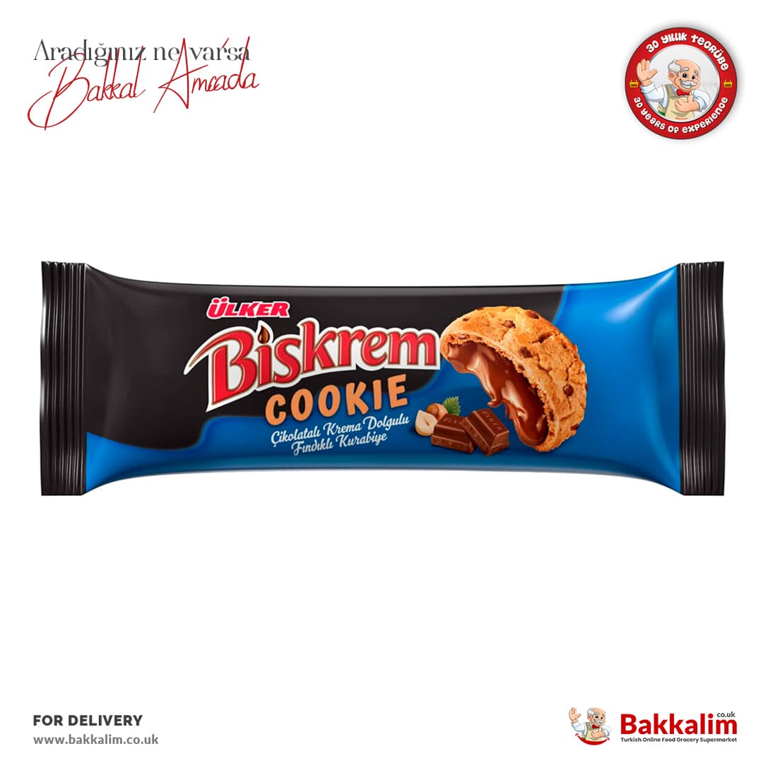 Ulker Chocolate Cream Filled Hazelnut Cookies 80g