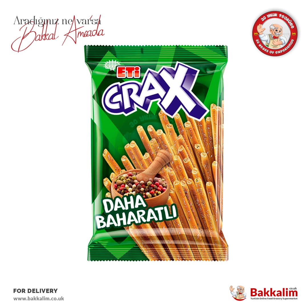 Eti Crax Extra Spicy Pretzel 50g