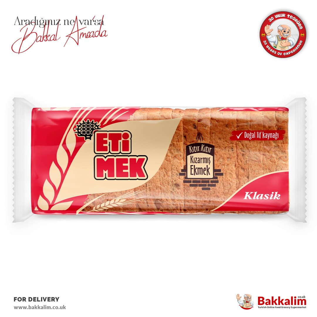 Eti Mek Classic Roasted Bread 125g