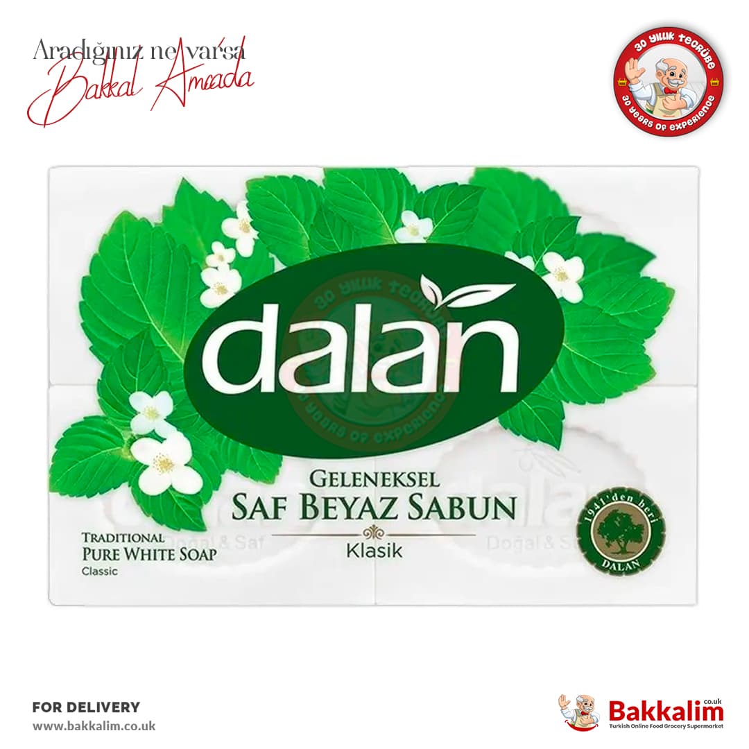 Dalan Traditional Pure White Soap Classic 4 Pcs 500g