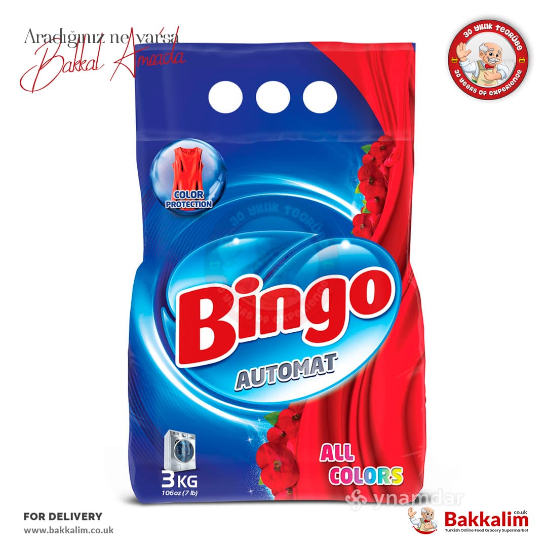 Bingo Automat All Colors Powder Detergent 3000g