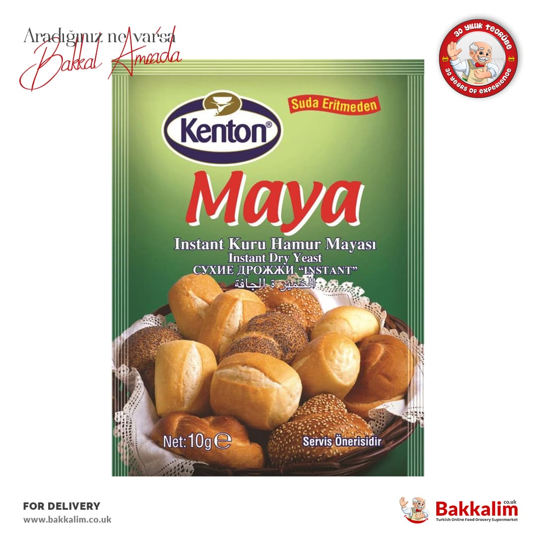 Kenton Instant Dry Yeast 10g Pack In 3 Pcs