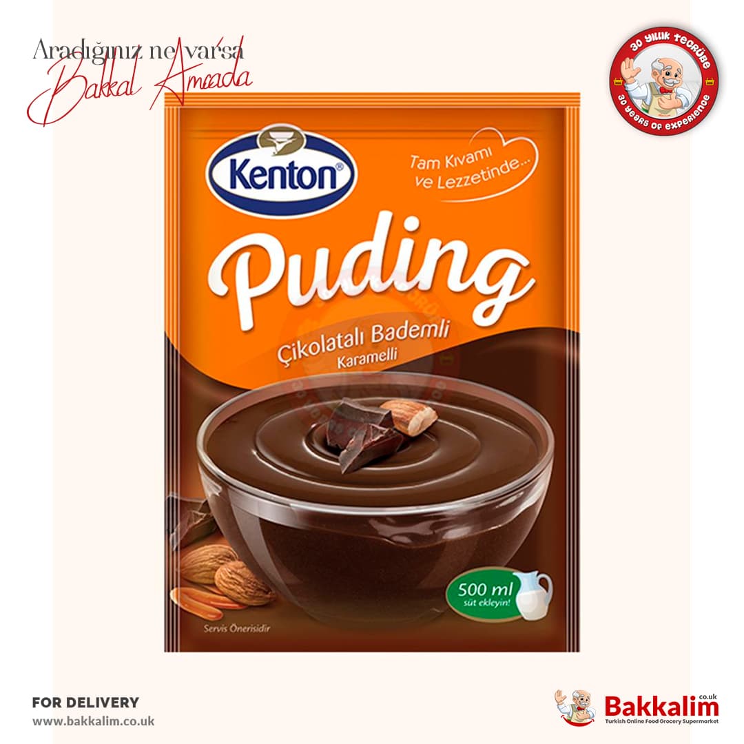 Kenton Chocolate Almond and Caramel Pudding 100g