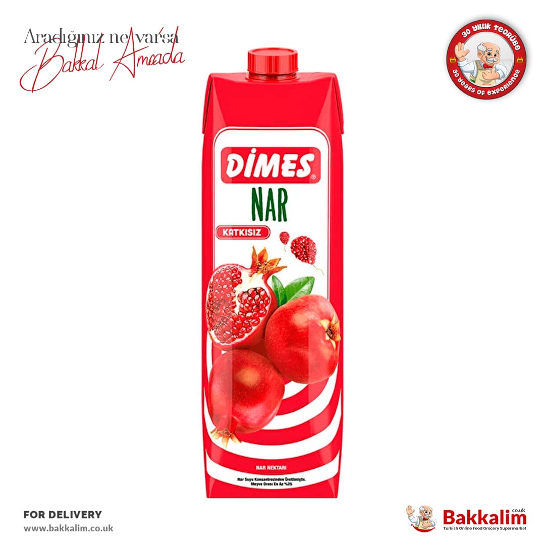 Dimes Pomegranate Nectar Fruit Juice %50 Less Sugar 1000ml