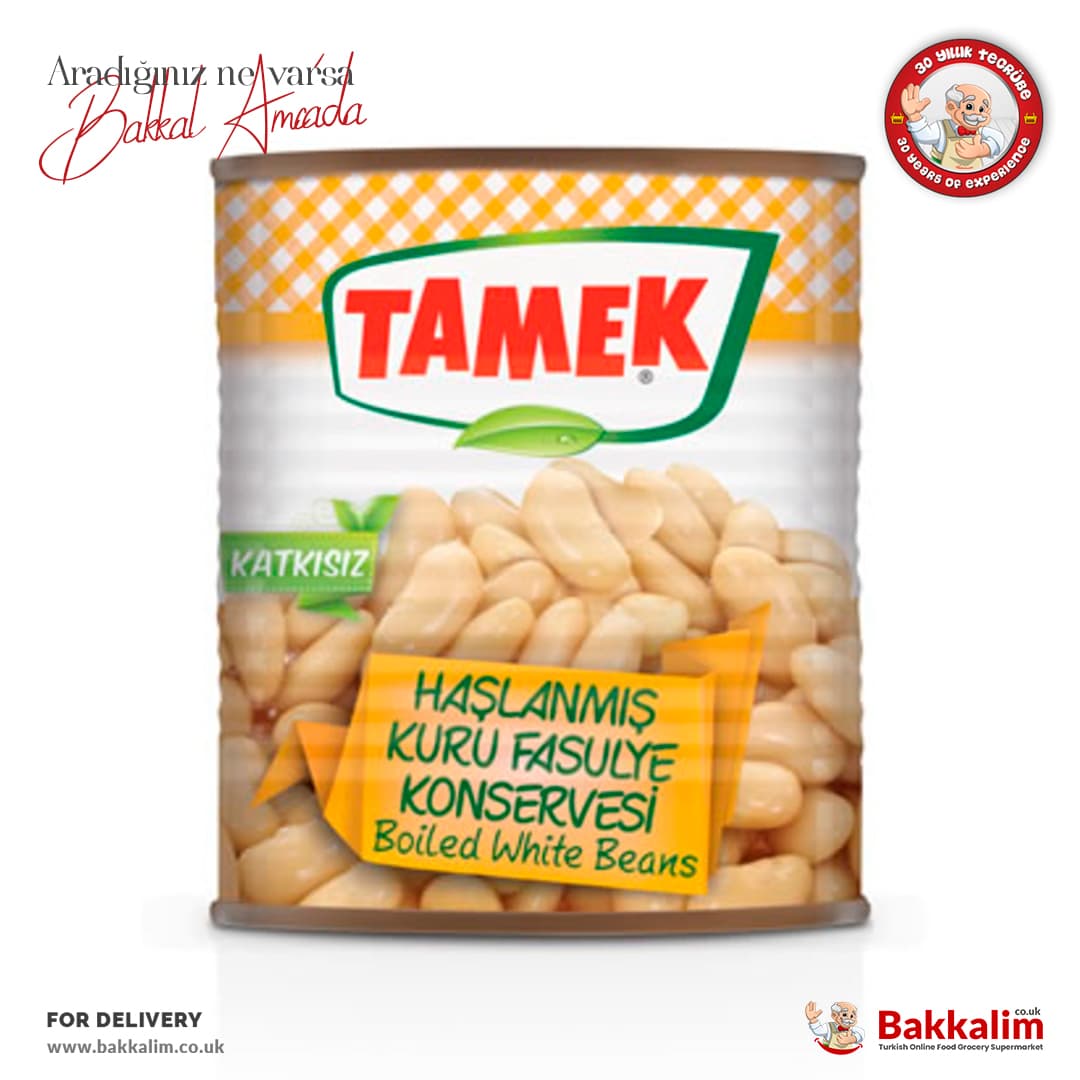 Tamek Boiled White Beans 800g