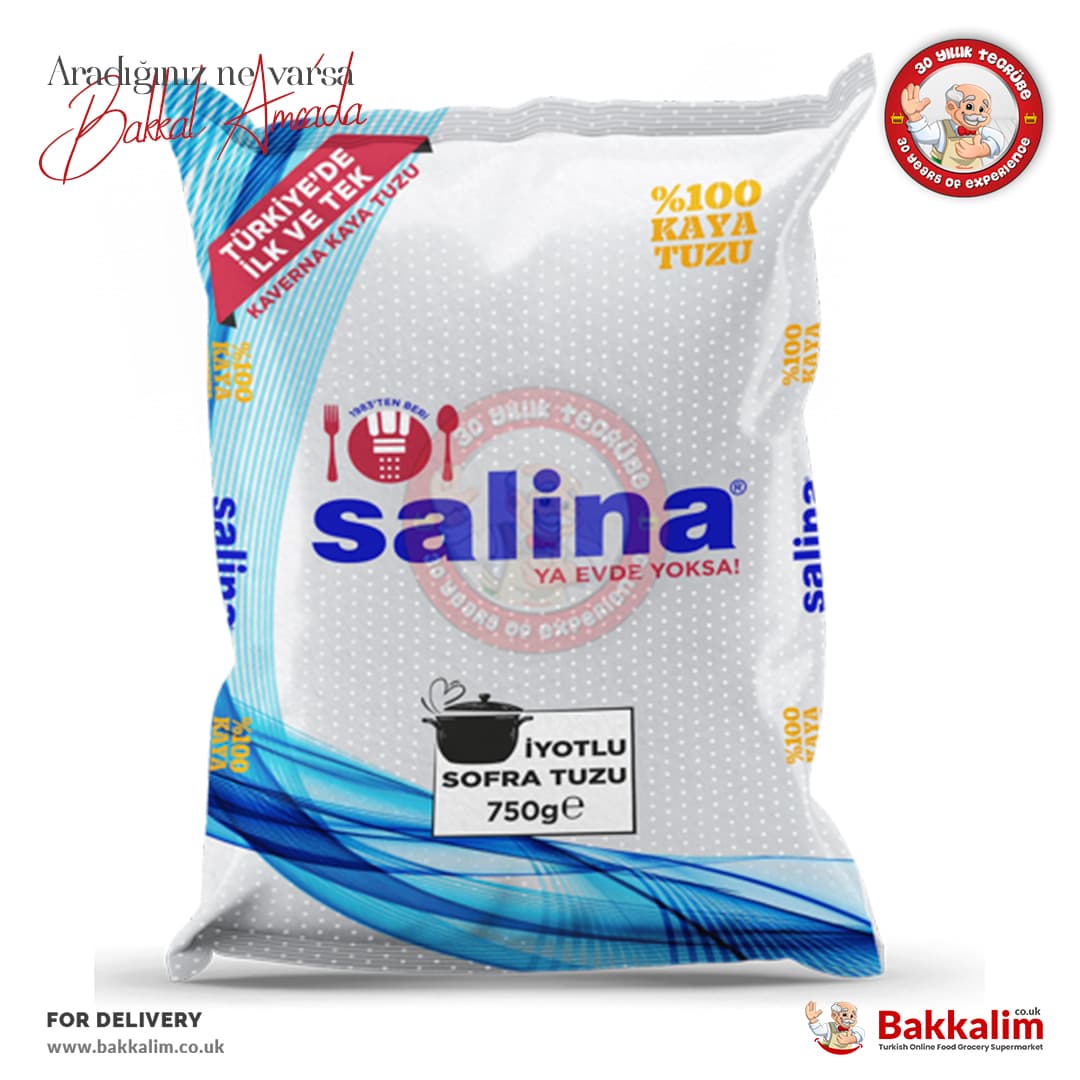 Salina Iodized Table Salt 750g