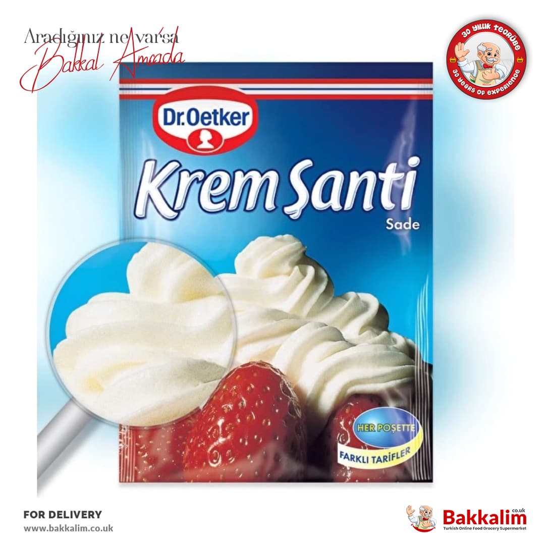 Dr. Oetker Whipped Cream Plain 75g