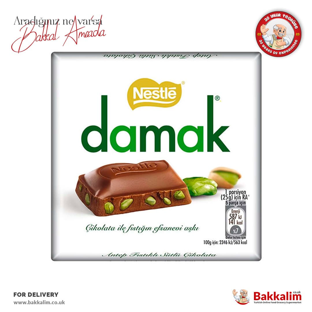 Nestle Damak Antep Pistachio with Milky Chocolate 60g