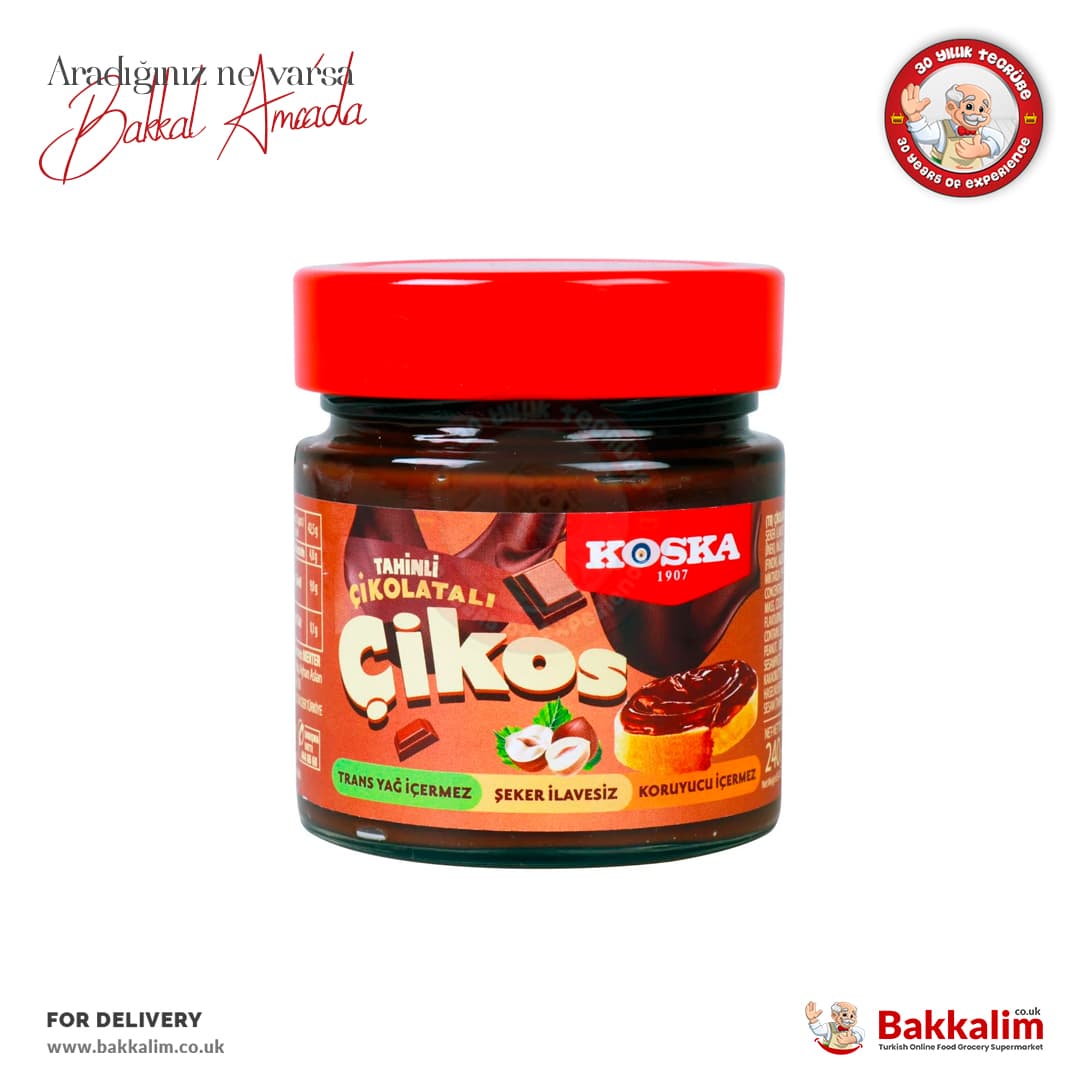 Koska Cikos Chocolate and Tahini Cream 240g
