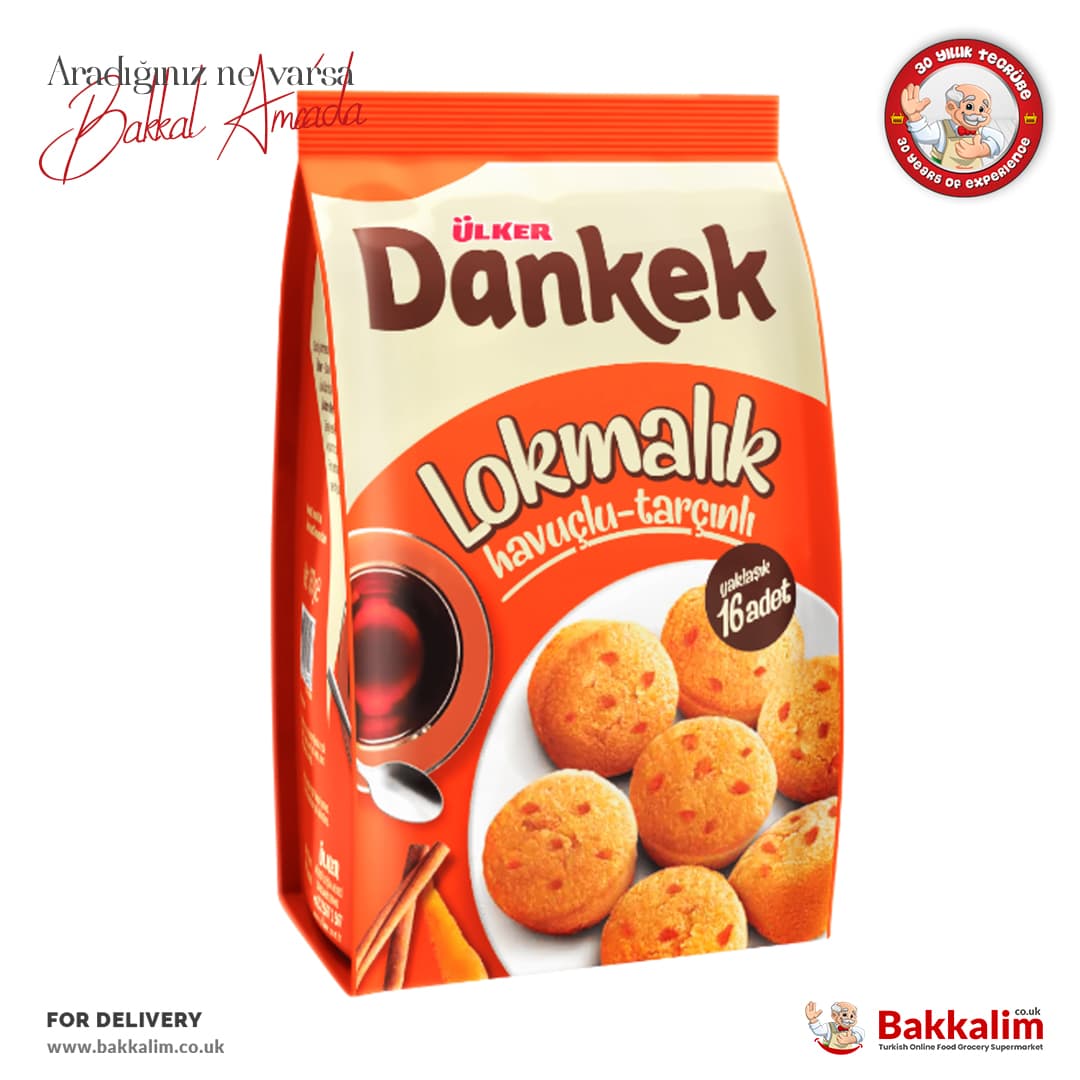 Ülker Dankek Carrot Cinnamon Mini Cake 160g 16 Pieces