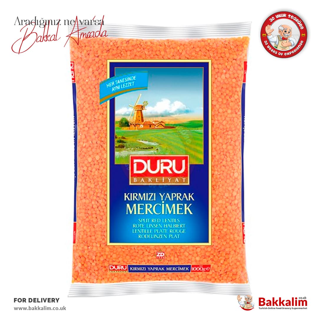 Duru Split Red Lentils 2000g