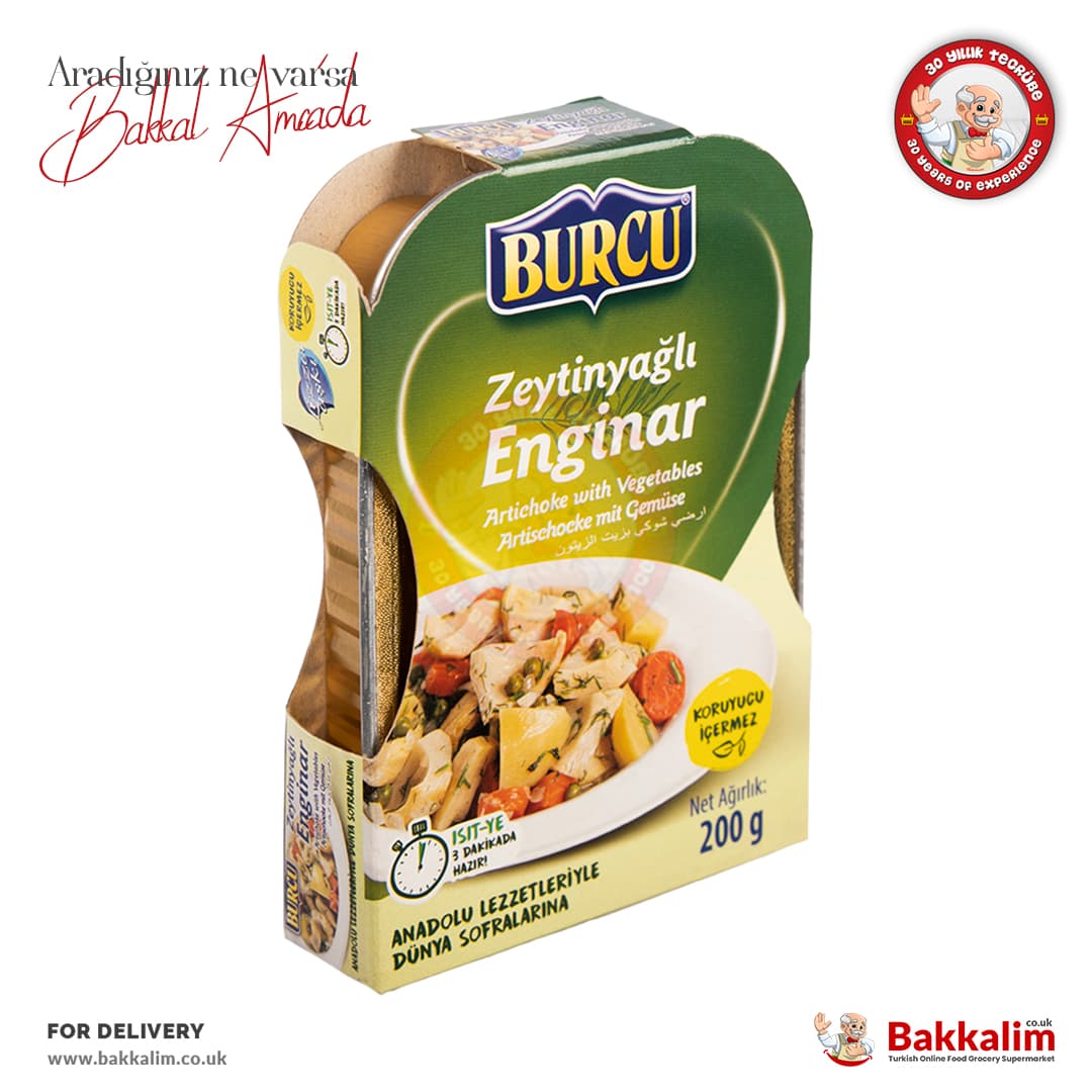 Burcu Artichokes with Olive Oil Vegetables 200g