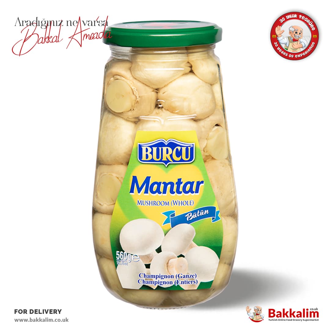 Burcu Mushroom Whole 560g