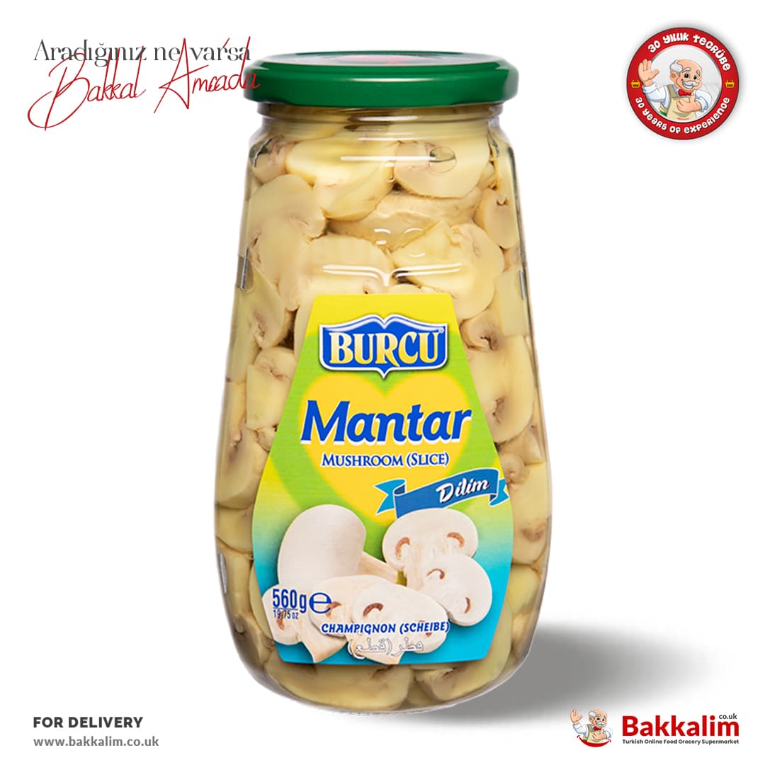 Burcu Mushroom Sliced 560g