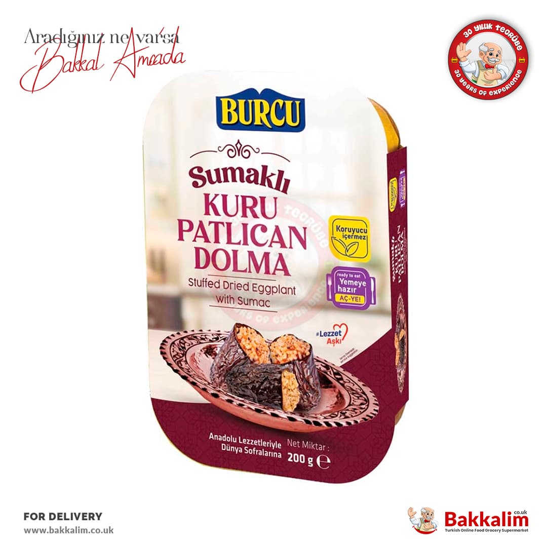 Burcu Stuffed Dried Eggplant with Sumac 200g