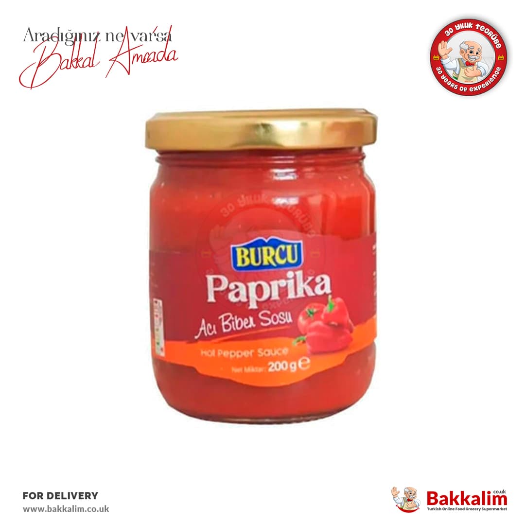 Burcu Hot Pepper Sauce 200gr