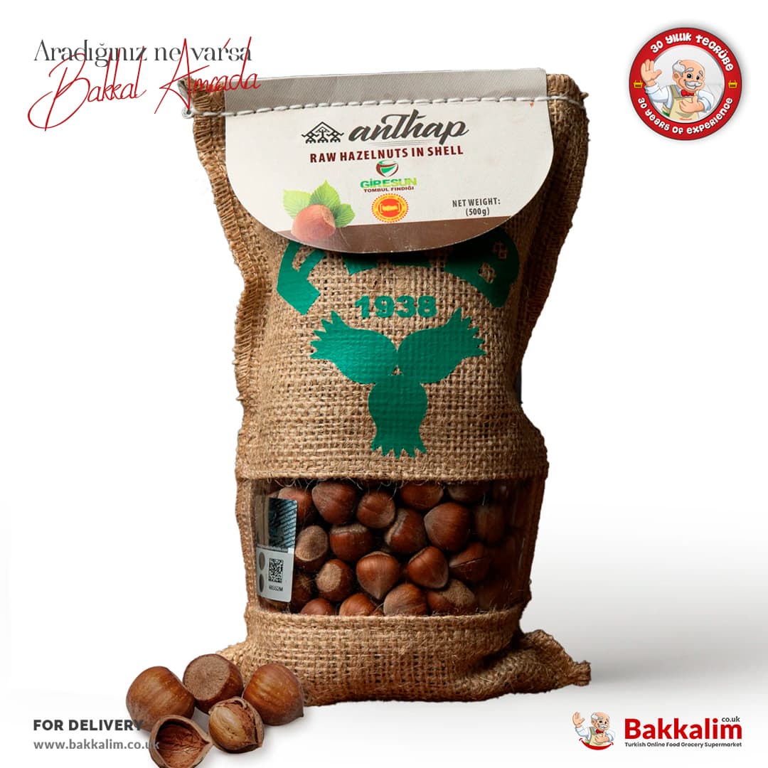 Anthap Raw Hazelnuts In Shell 500g