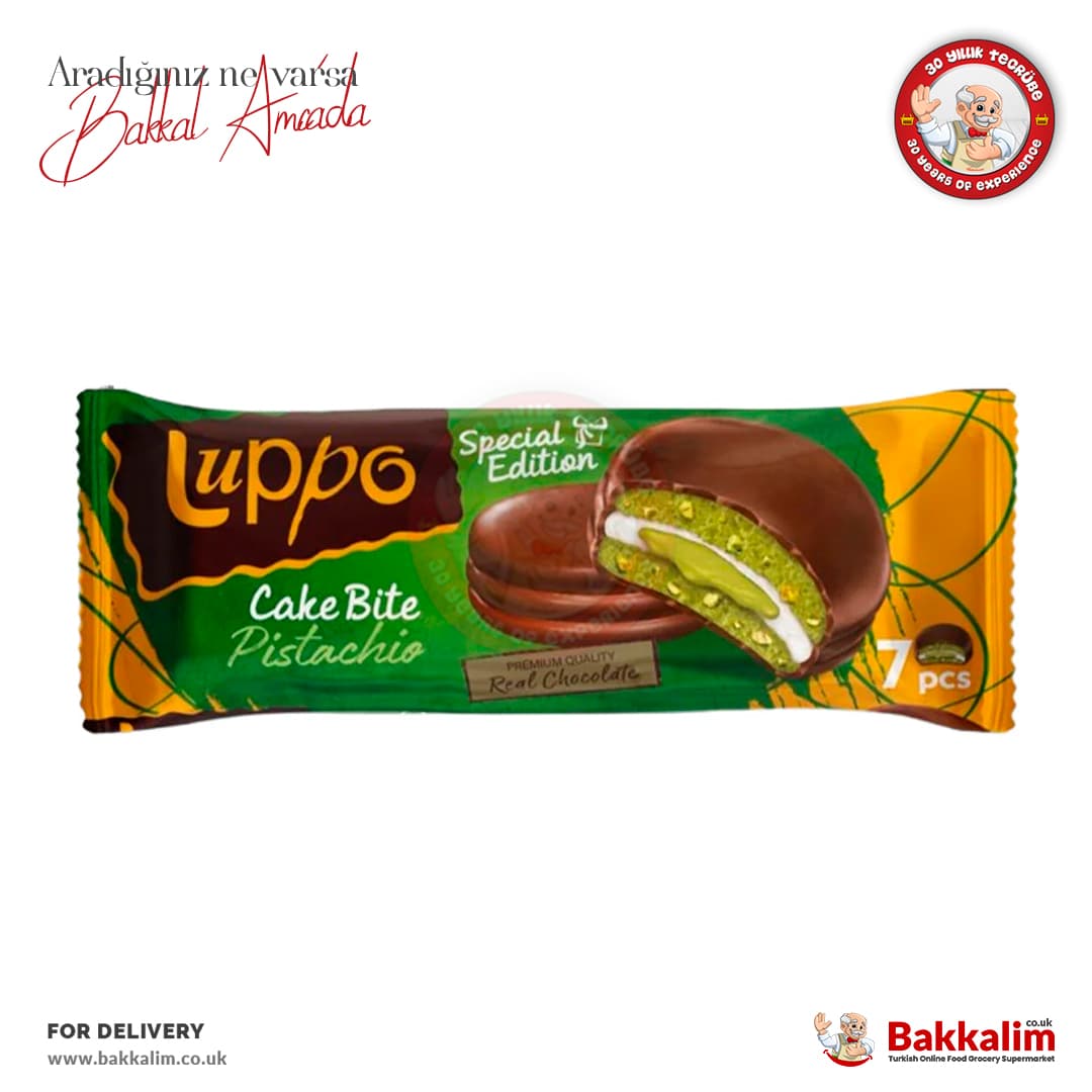 Luppo Cake Bite Pistachio Special Edition 7 Pcs 182g